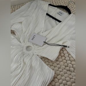 White dress. Size S